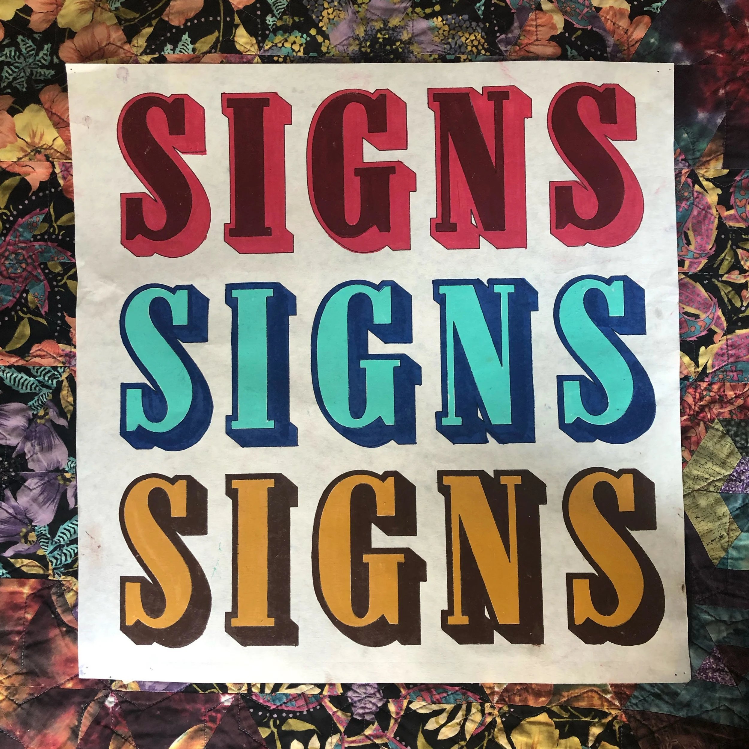 100% Customizable paper signs