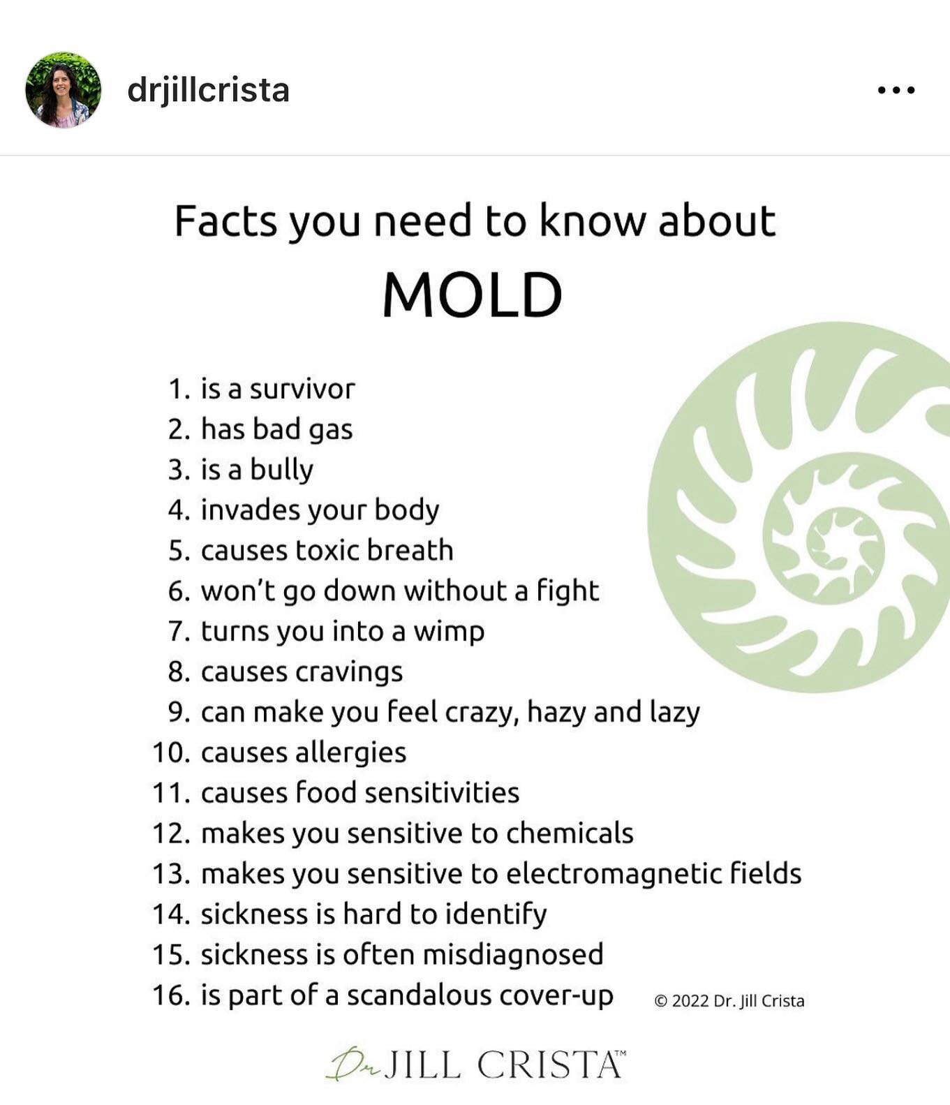 &ldquo;HOW did you know it was #toxicmold ?

I&rsquo;m asked all the time about my journey with #mcas and #toxicmoldexposure - honestly, it&rsquo;s hidden most of the time, you&rsquo;ll be misdiagnosed, it starts with 1 symptom that morphs into sever