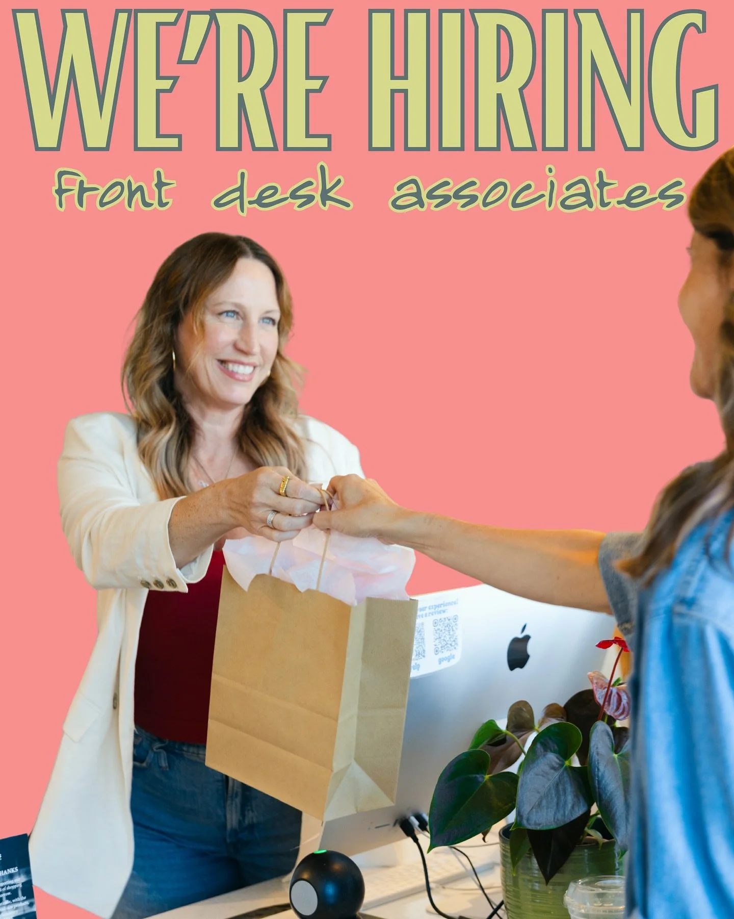 We&rsquo;re hiring FRONT DESK ASSOCIATES for our Austin and surrounding area salons 👩🏽&zwj;💻

Are you someone who values a customer experience?  Do you go out of your way to be a day maker?  Do you find joy in making others feel valued?  Are you a