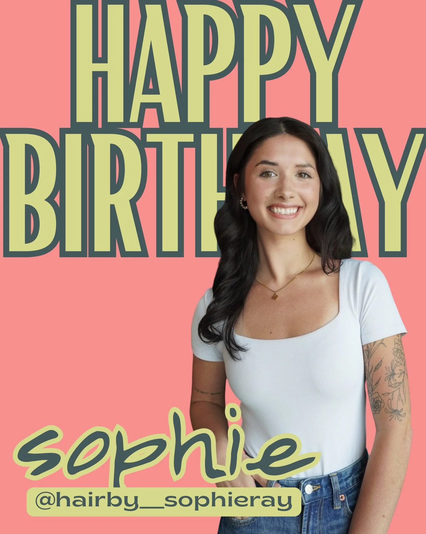 Happy Birthday babe 😍

@hairby__sophieray has a big year ahead!  She&rsquo;s finishing up her apprenticeship program with @growingrootsatx and she&rsquo;s getting married!  Another year older and lots to celebrate!

Sophie embodies sweetness, kindne