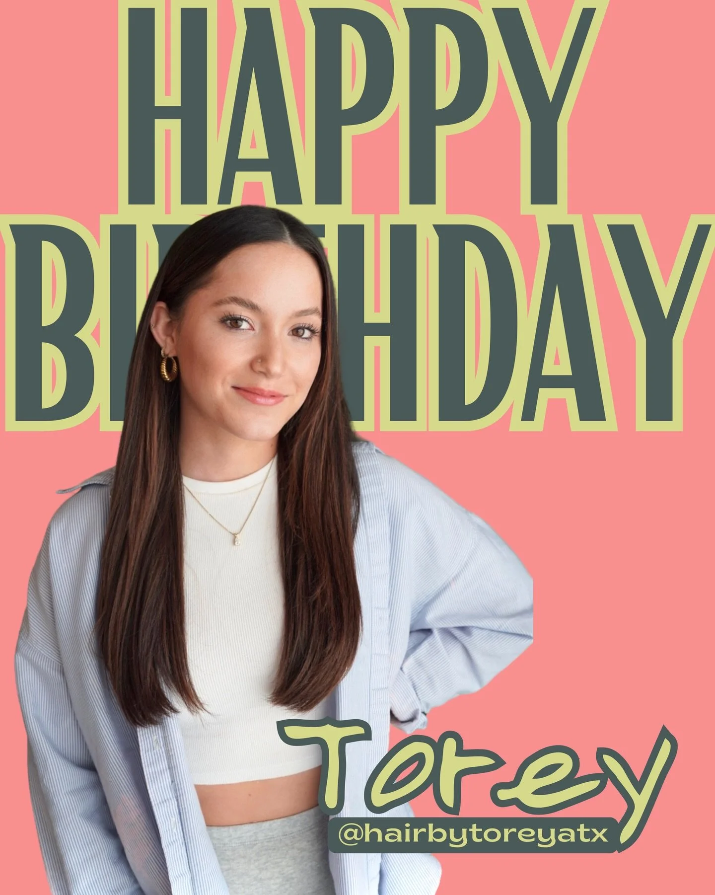 Happy Birthday to our girl @hairbytoreyatx 🎈🎈🎈

We&rsquo;ve been lucky enough to spend several of these with Torey.  We have watched her grow into an incredibly talented stylist, running her business and her books like a boss!  Most recently she j