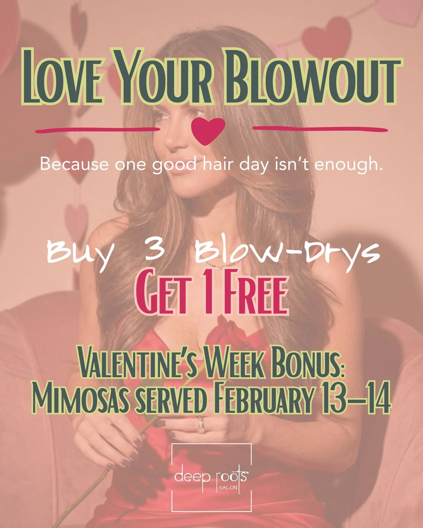 Blow dry specials at all three locations and we&rsquo;re making it easy to book 💗

To book your series, visit us on line at:

www.deeprootsatxsalon.com

Dont forget!  You can add on @milbonusa deep conditioning treatments to any blowout or service! 