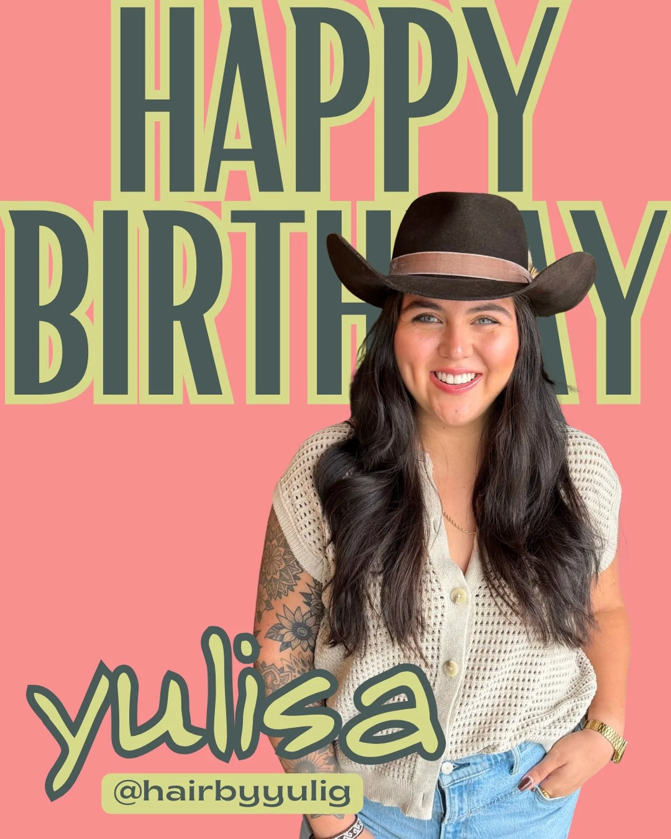 She&rsquo;s one of our favorite people on this planet and she turns another year wiser today 🥳

Happy Birthday to the charismatic, beautiful, talented, funny, focused, and driven @hairbyyulig 💙. 

Yulisa is a stylist at our Cedar Park location.  Sh
