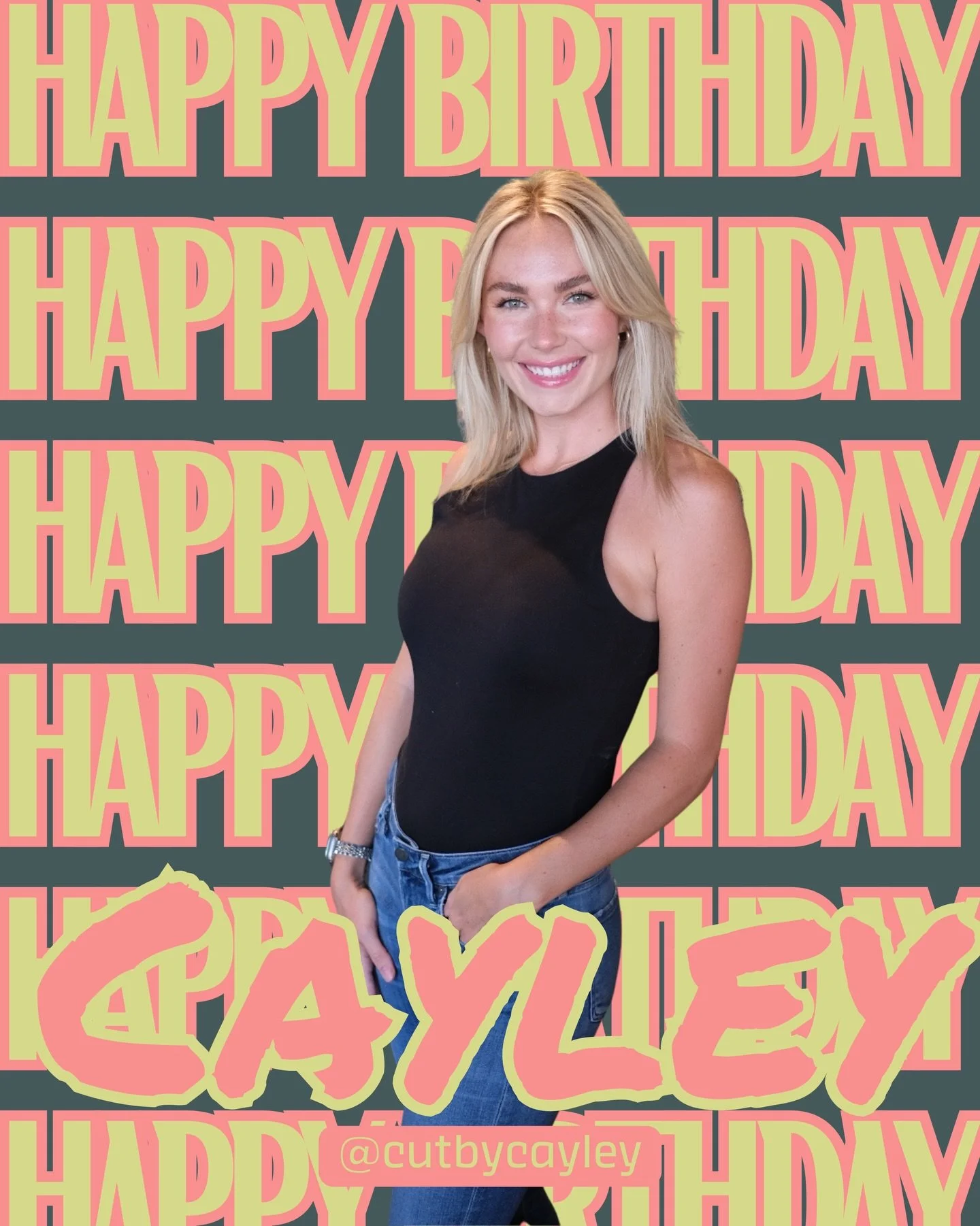 Our St. Patrick&rsquo;s Day babe @cutbycayley ☘️

We are the ones that LUCKED out when Cayley came to work for us!  She&rsquo;s joyful, positive, full of light, helpful, kind, talented, and a jack of all trades!  We could go on and on.  You just can&