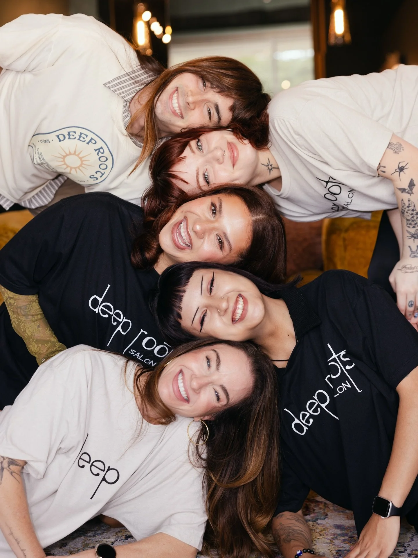 The sweetest team stacked with L&hearts;️VE 

We have co stylists graduating and that means opportunities for you to join our team!

If you have a growth mindset, appreciate the uncomfortable, and love working as a team then you found your salon! 

A