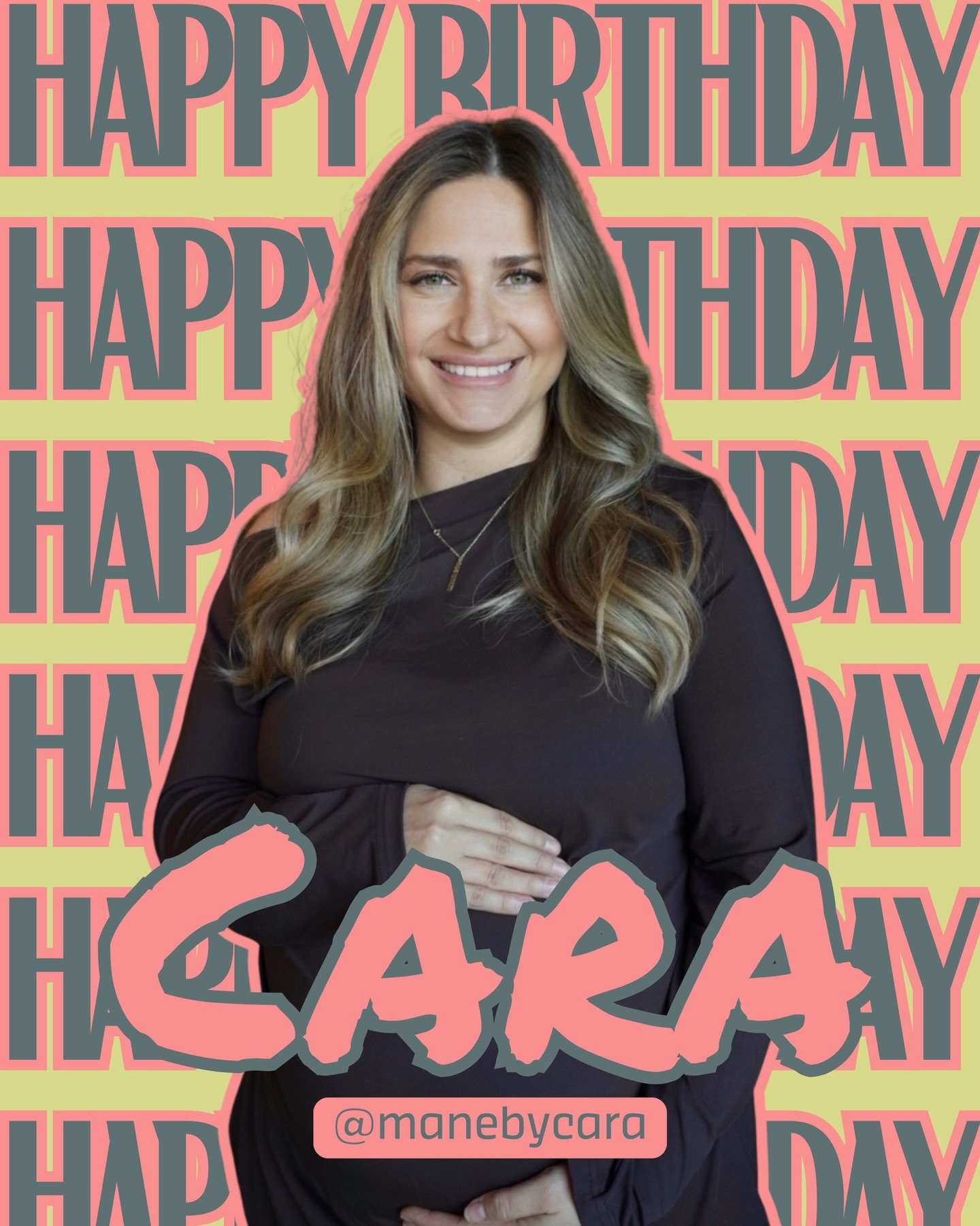 Happy birthday to our Cedar Park cutie @manebycara 💗

A new baby and another year wiser, what a month to celebrate big💥. Cara is a stylist at our Cedar Park, TX location.  She&rsquo;s so kind, the biggest helper, so driven, talented, caring, empath