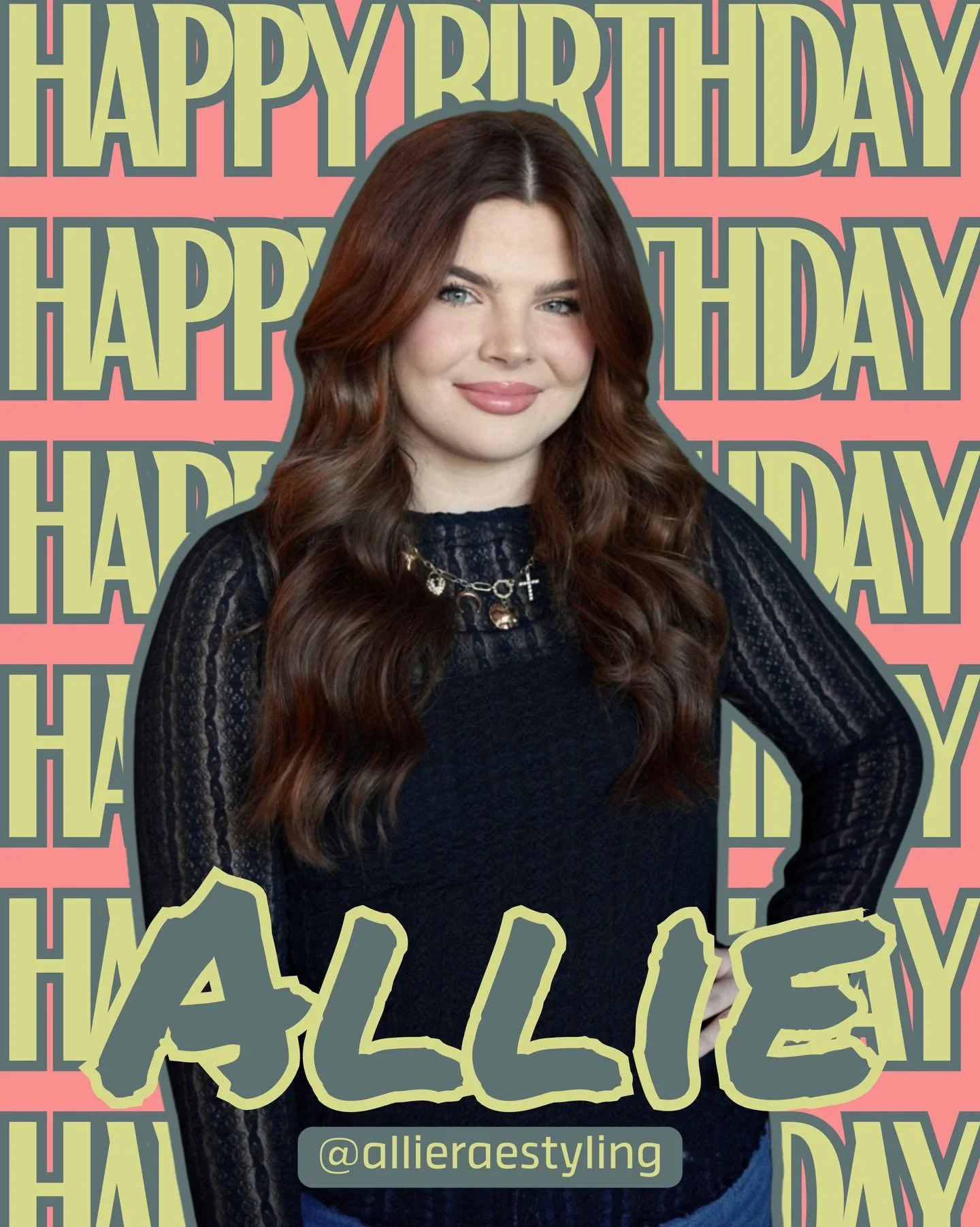 Our sweet Allie is another year wiser ❤️

She&rsquo;s one of our favorite auburn hair girlies!  She has the most beautiful hair and knows how to make yours just as pretty!  Allie is kind, a great listener, and makes you comfy in her chair!

She is ta