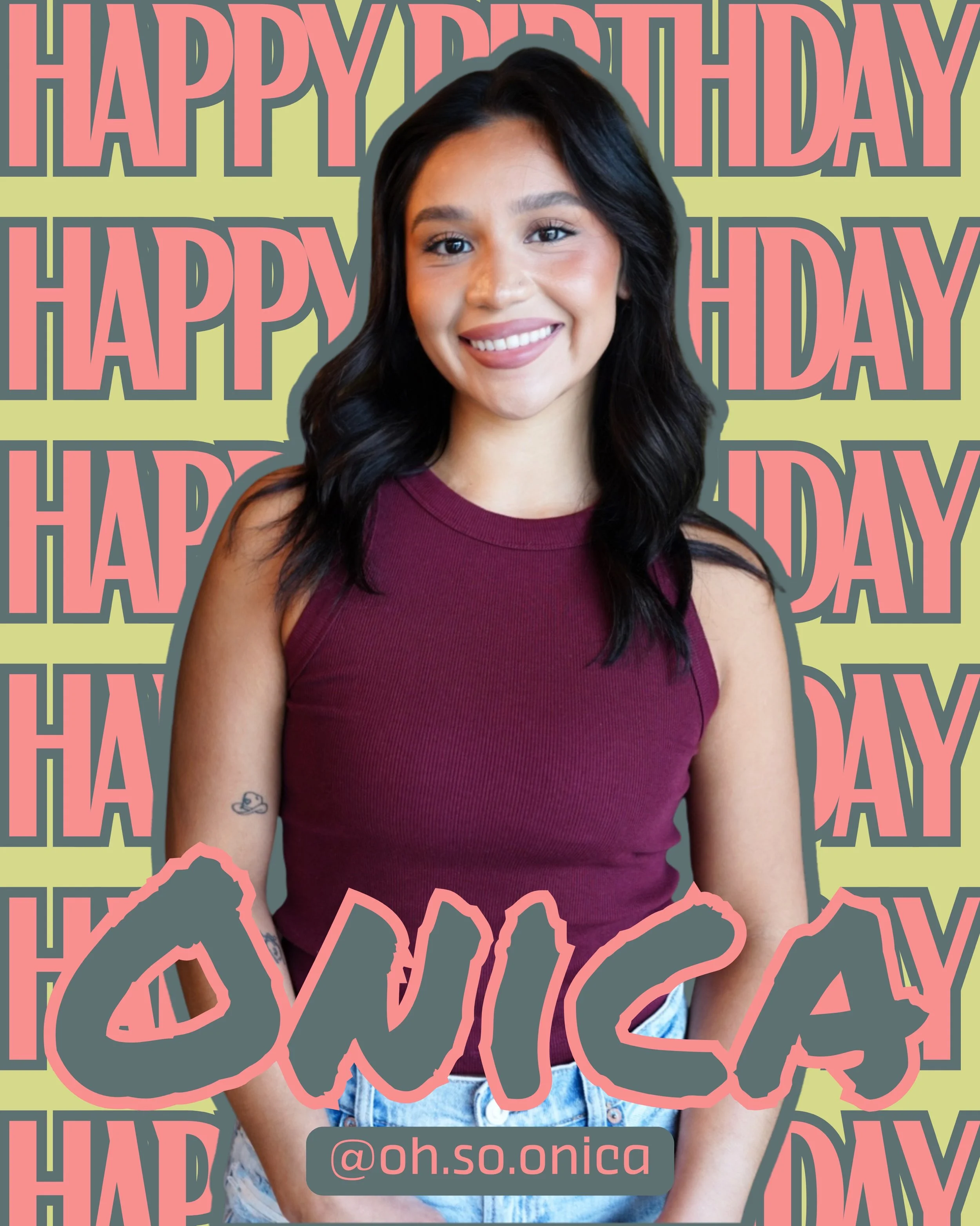 Happy Birthday to this cutie @oh.so.onica 🎀

Onica is fun, determined, hard working, and she knows style! Her reels are the best and showcase her outgoing personality!  We love having her in our education program and assisting at our Cedar Park salo