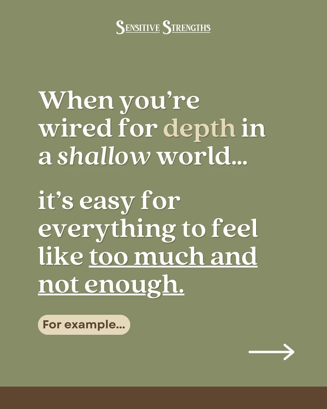 Do you hide away your big emotions, often feel bored in relationships, or wish you were doing more meaningful work?

It can be challenging being a deep feeler and thinker in a busy, superficial world.

You crave depth and often get lost in existentia