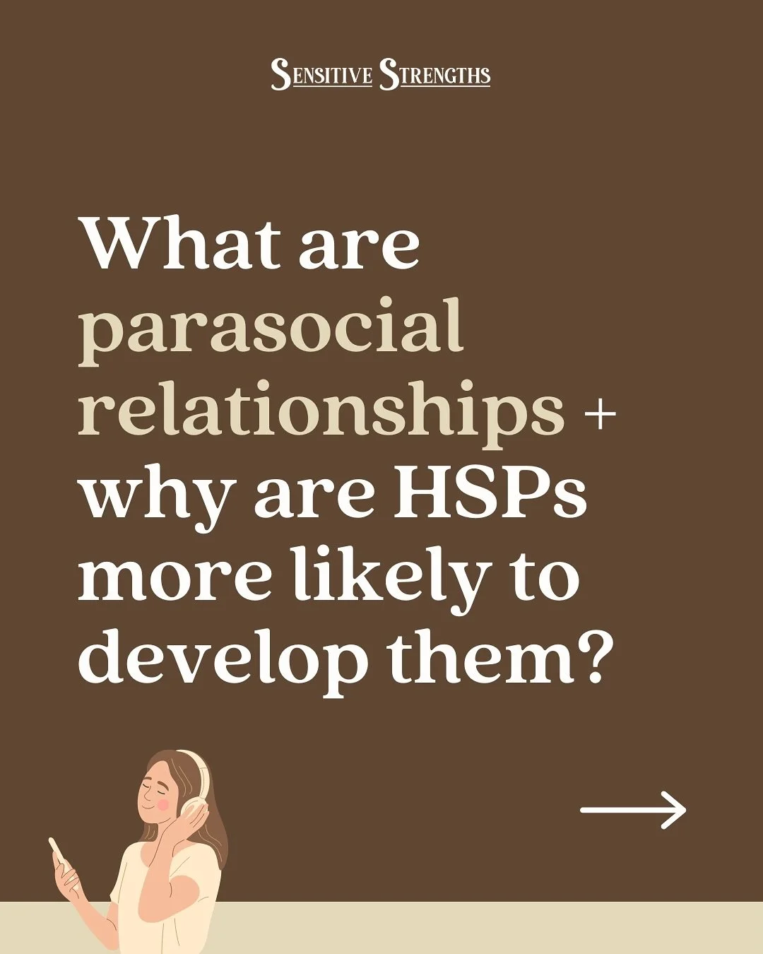 Comment &ldquo;podlink&rdquo; below and I&rsquo;ll send you the link to listen to our conversation. 💜&thinsp;
&thinsp;
In episode 59 of my Sensitive Stories podcast, I talk with Dr. Lana Holmes about the pros and cons of parasocial relationships as 