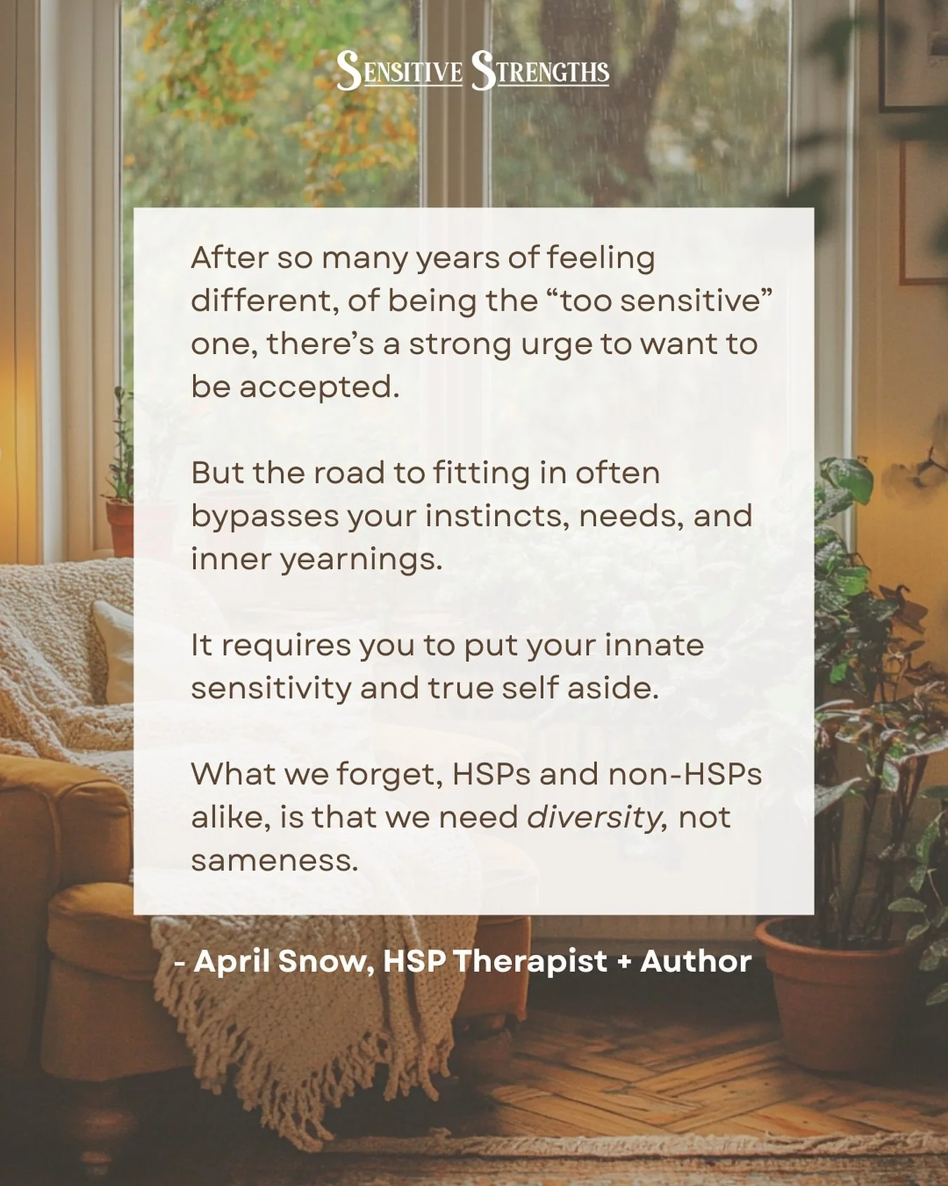 Did you always know you were different? &thinsp;
&thinsp;
Did you burn yourself out trying to mask and fit in with the non-HSPs around you? &thinsp;
&thinsp;
When you realized that you are highly sensitive and that&rsquo;s not changing, did your perc