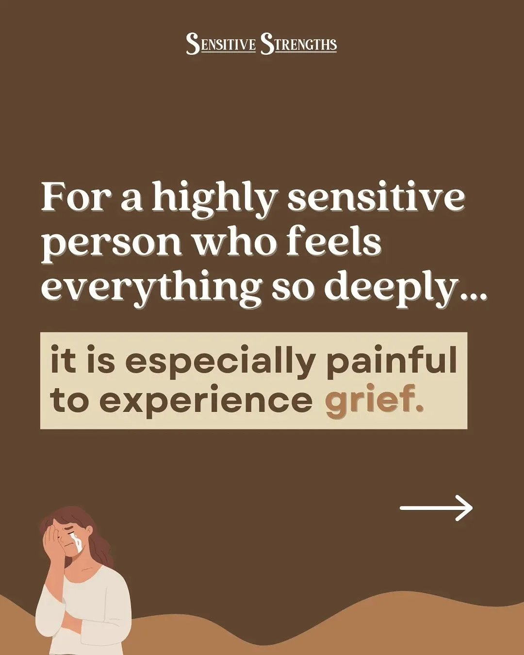 Grief shows up in many ways&hellip; &thinsp;
&thinsp;
from the loss of a beloved person to feeling disconnected from a part of yourself. &thinsp;
&thinsp;
When you&rsquo;re highly sensitive you feel any type of loss so deeply and may feel pressured t
