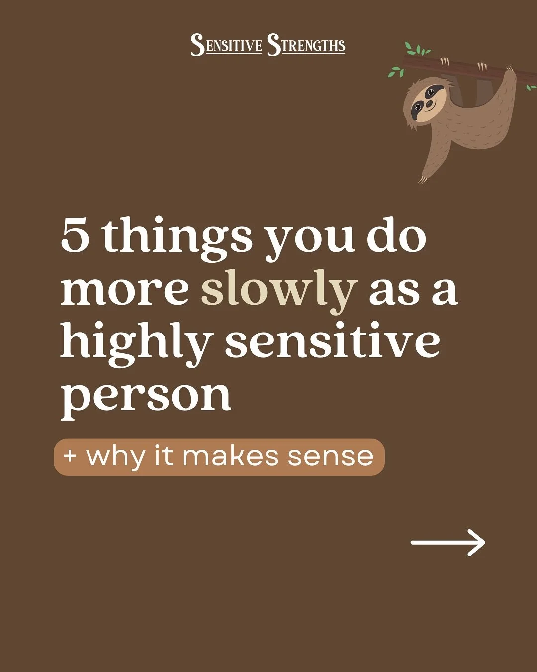 You will move through life more slowly than non-HSPs&hellip; &thinsp;
&thinsp;
 💭 Making decisions &thinsp;
&thinsp;
 🛏️ Getting in and out of bed &thinsp;
&thinsp;
 📱 Answering messages &thinsp;
&thinsp;
 😮&zwj;💨 Getting over conflicts &thinsp;