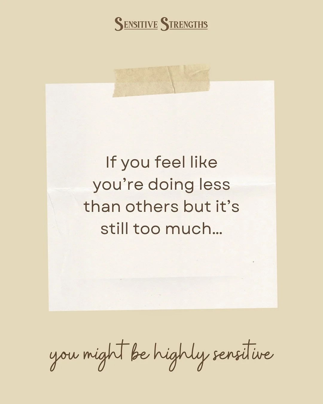 Crave deep connections, enjoy simple moments, and have big feelings? &thinsp;
&thinsp;
You might be highly sensitive! 
&thinsp;
HSPs make up 20-30% of the population and no HSP is quite the same, but we do share a lot of common experiences. &zwj; &th