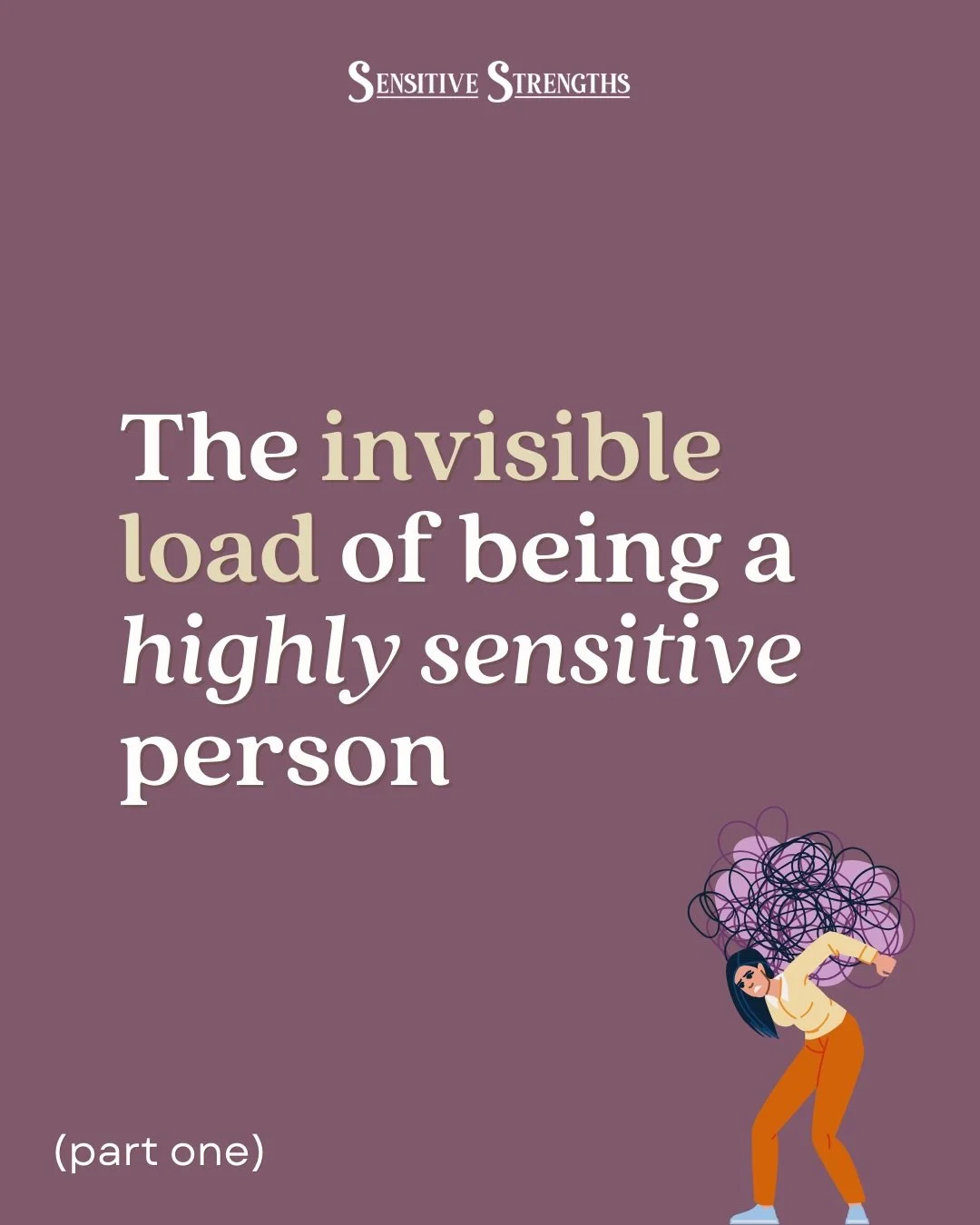 There&rsquo;s so much going on inside you&hellip;

when you&rsquo;re a highly sensitive person who thinks, feels, and reflects deeply. 💭

Everything takes a little longer.&nbsp;

You notice more details around you, are wired to pause before making a