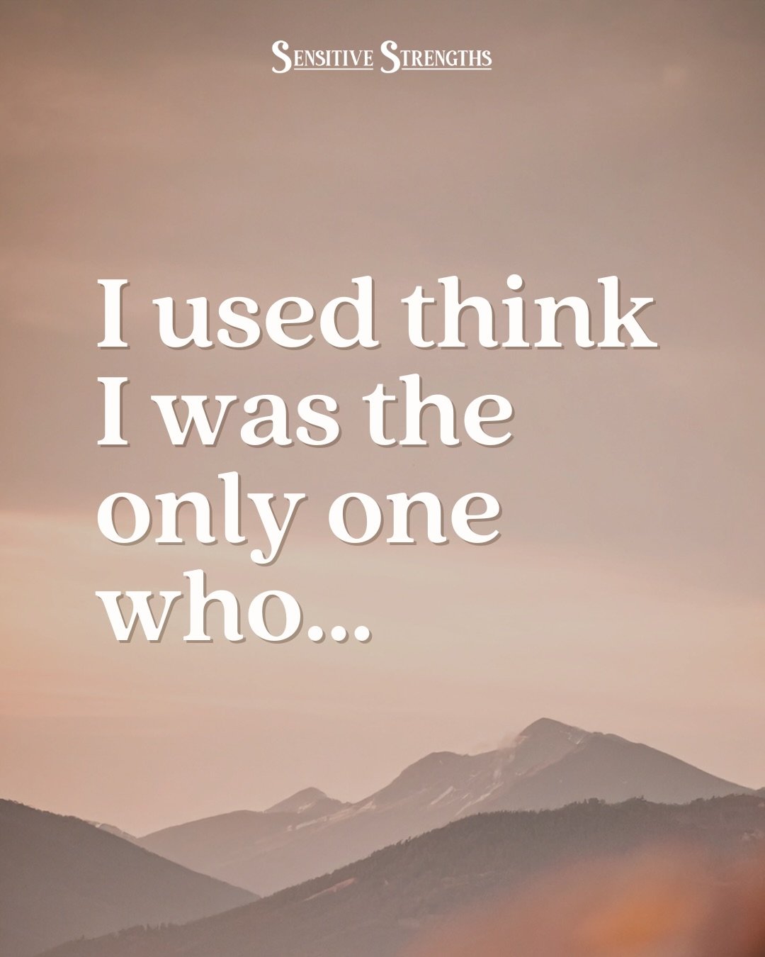You&rsquo;re not the only one who feels this way&hellip; 💜

Most highly sensitive people I polled crave depth, need more downtime, and notice all the little details that others miss.&nbsp;

HSPs make up 20-30% of the population and no HSP is quite t