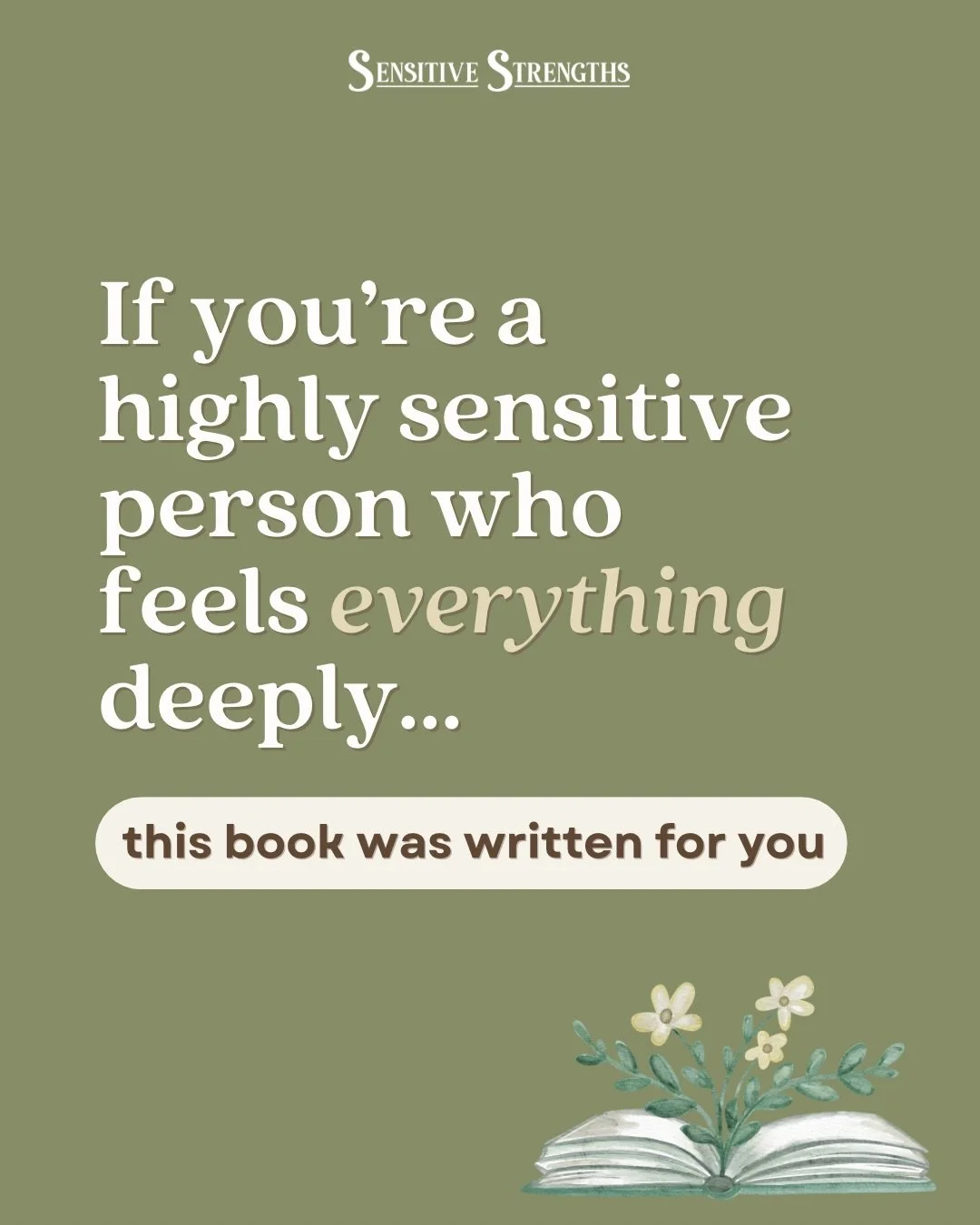 Has your sensitivity always peeked through?&nbsp;

Little signs that you were a big feeler, a deep thinker, and a noticer of subtle details?

Most highly sensitive people have been told they&rsquo;re &ldquo;too sensitive,&rdquo; but in my new book, B