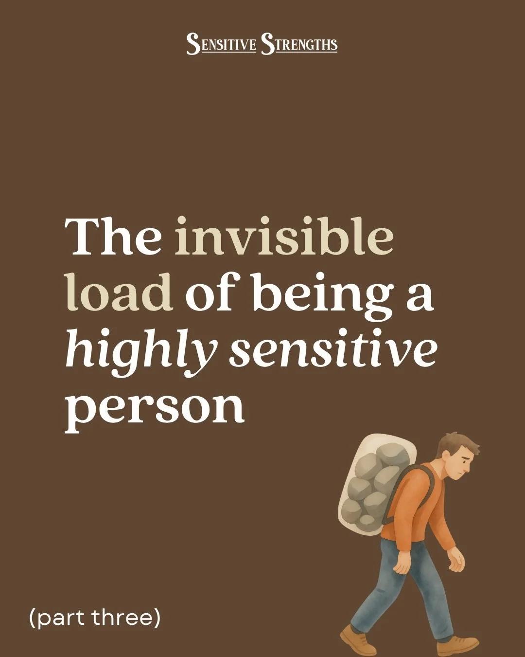You carry what others miss&hellip;

when you&rsquo;re a highly sensitive person who thinks, feels, and reflects deeply.&nbsp;

Everything is a little more intense and takes you a little longer. This is because&hellip;&nbsp;

You notice more details a