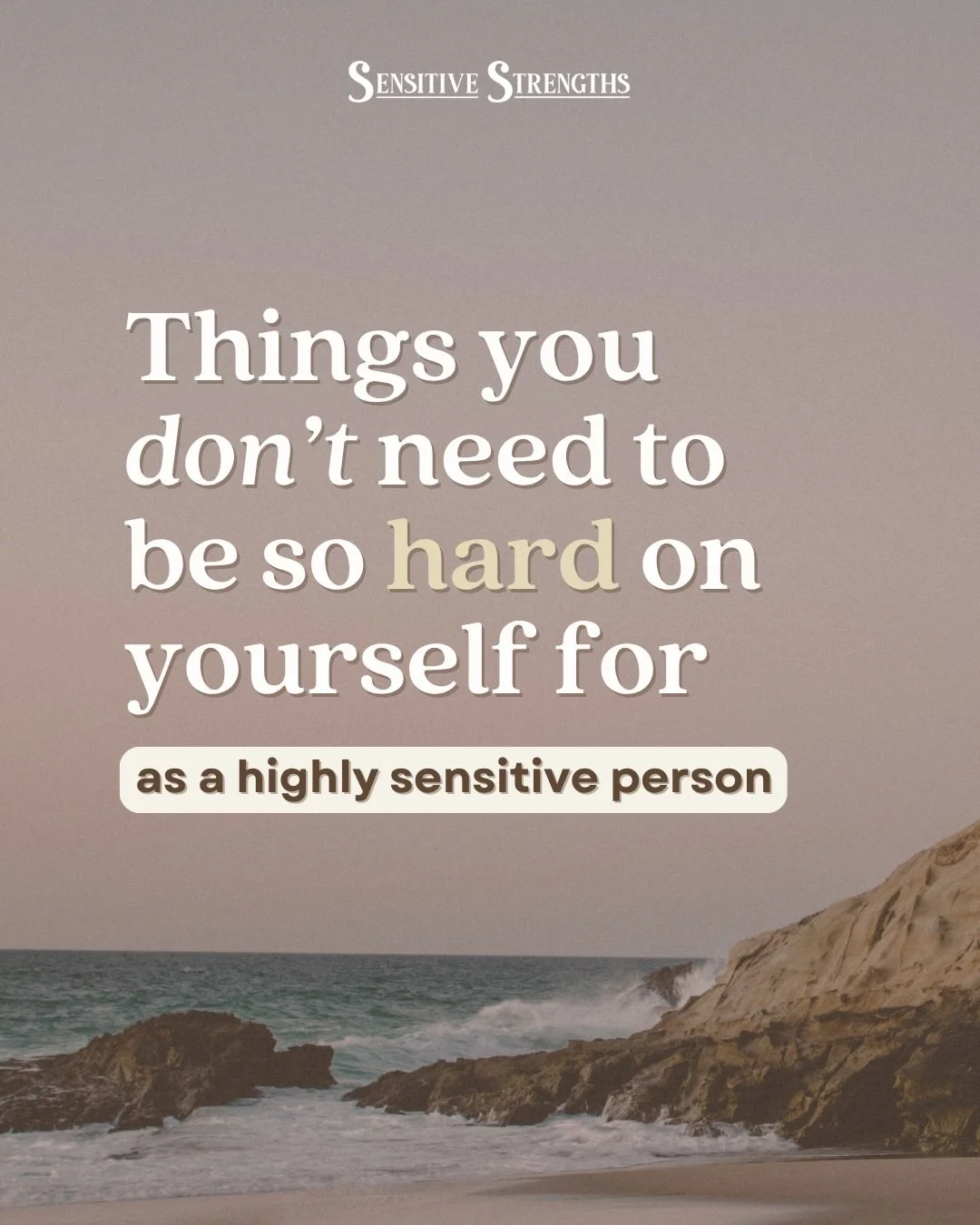 Highly sensitive people are different than most&hellip;

You&rsquo;re more empathetic to others&rsquo; needs and thoughtful about your decisions.&nbsp;

Being a big feeler and thinker means you move more slowly in everything you do!&nbsp;

While some