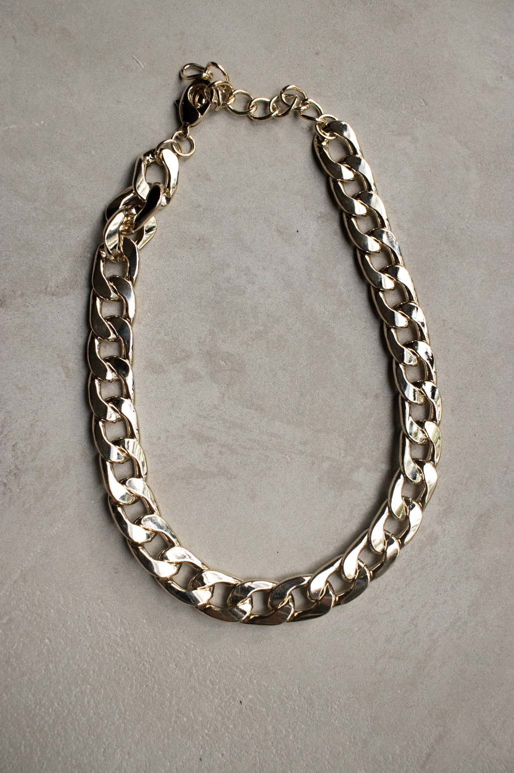CHUNKY CUBAN CHAIN NECKLACE — BARE 