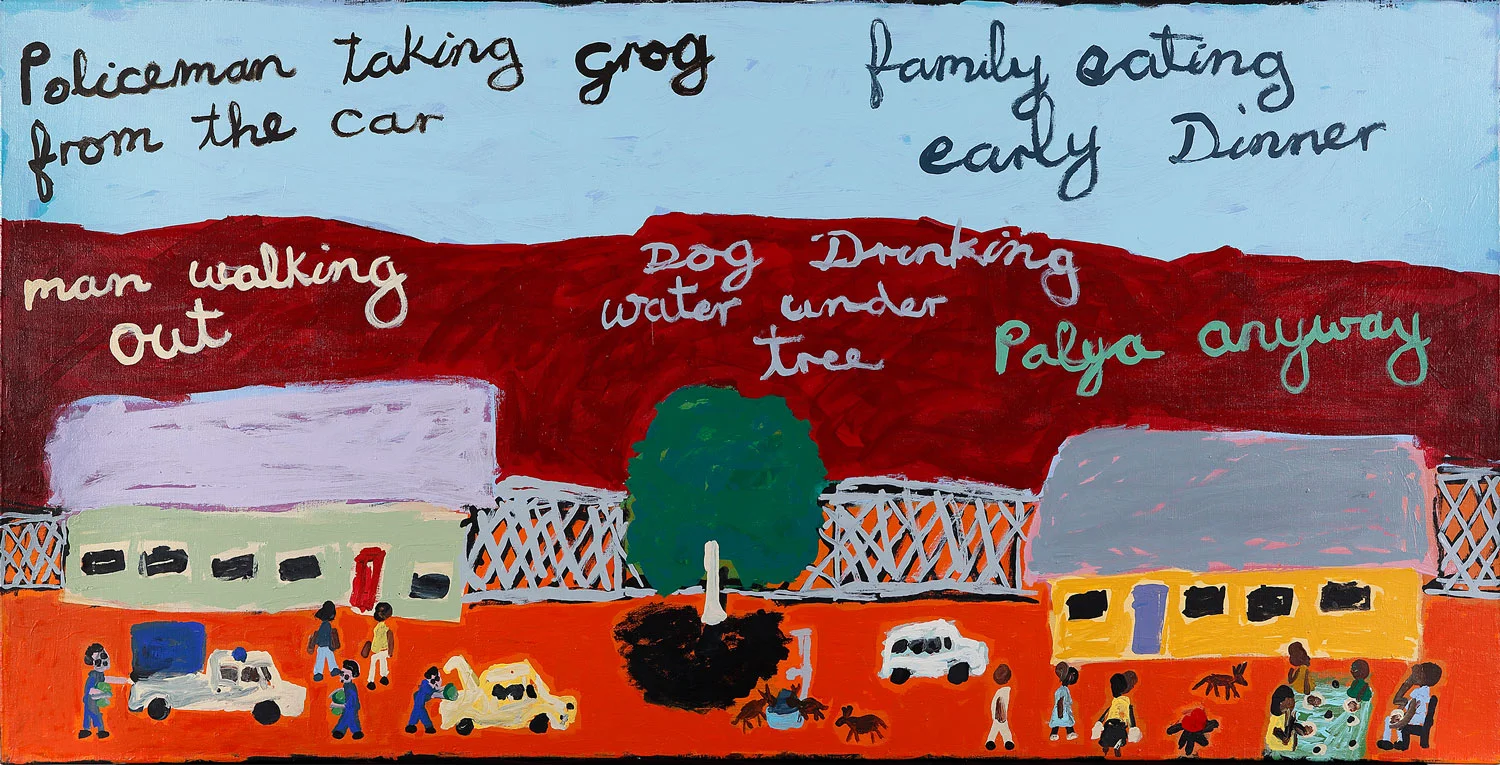 Policeman Taking Grog, Abbott's Camp, Anywhere... Everywhere