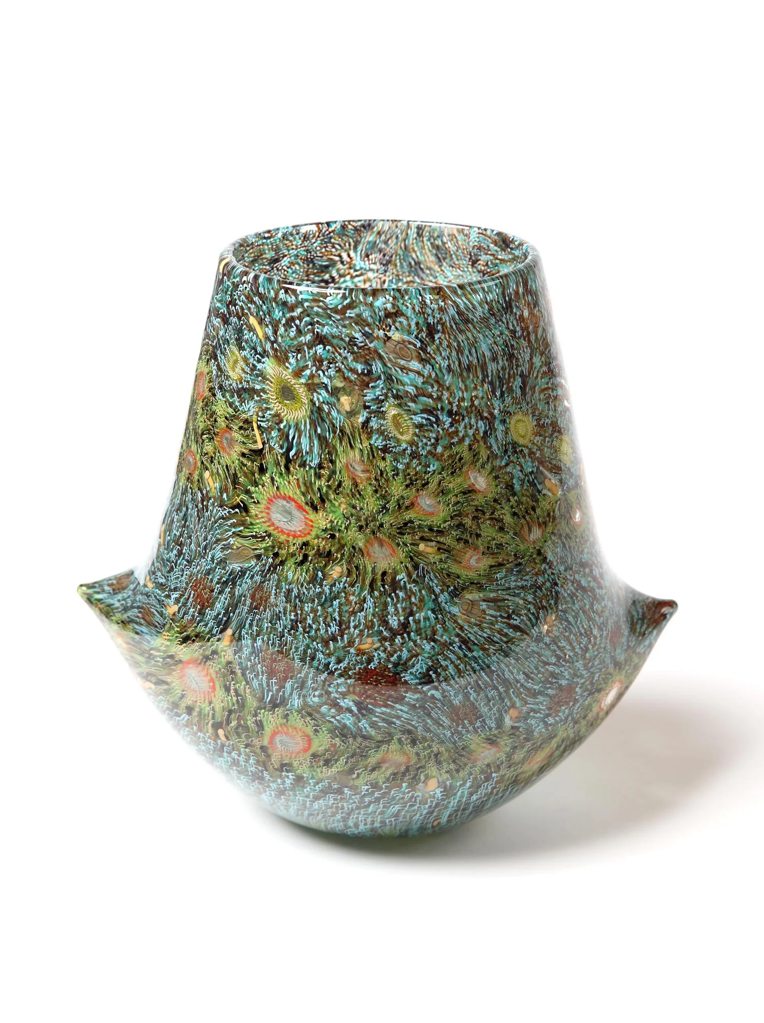 Bush Flowers and Blue Grass Bicornual #14