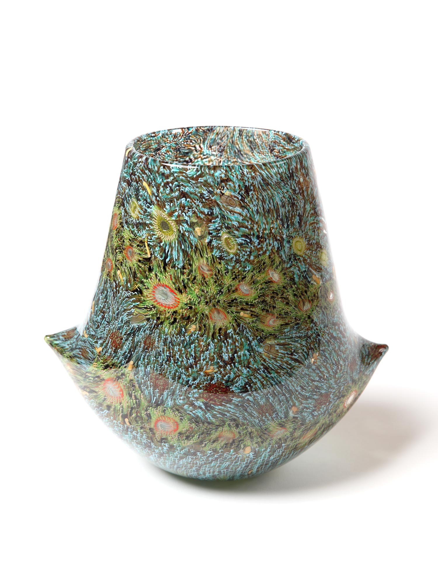 Bush Flowers and Blue Grass Bicornual #14