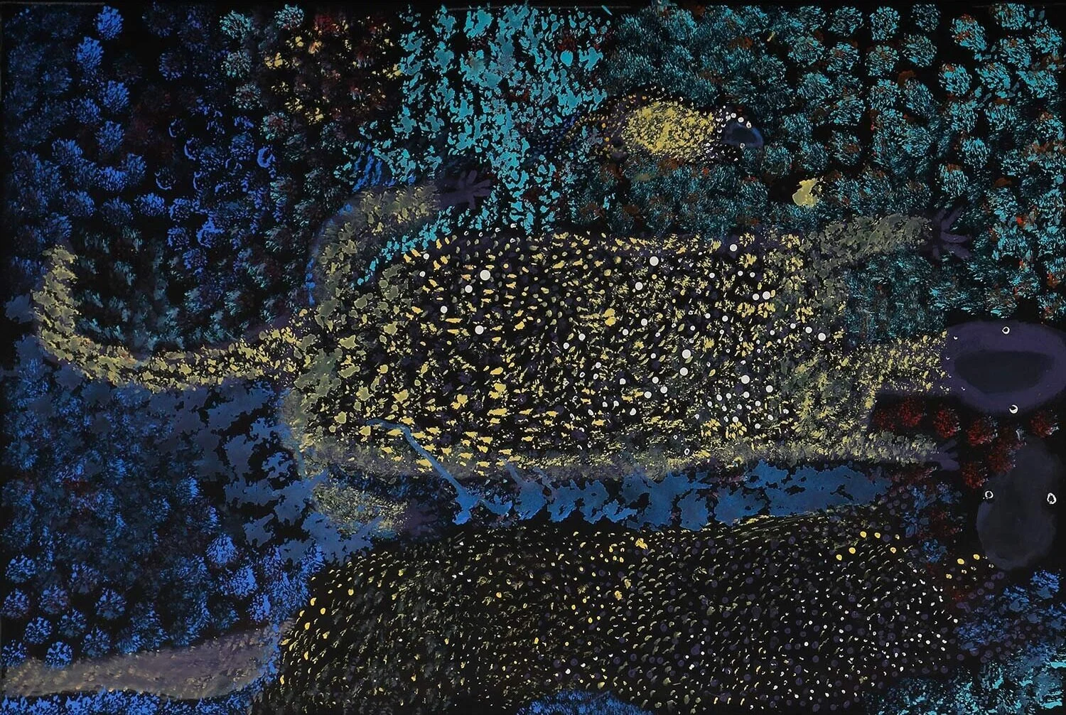 Ngintaka Mankur - Three Perentie Lizards