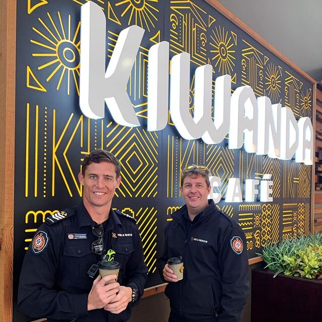Over the past few months Emergency Services and Health Care workers have been dropping by Kiwanda Caf&eacute; for their complimentary morning coffee! ☕ We have loved seeing our #localheroes enjoy their cup of normal each day and we thank them for the