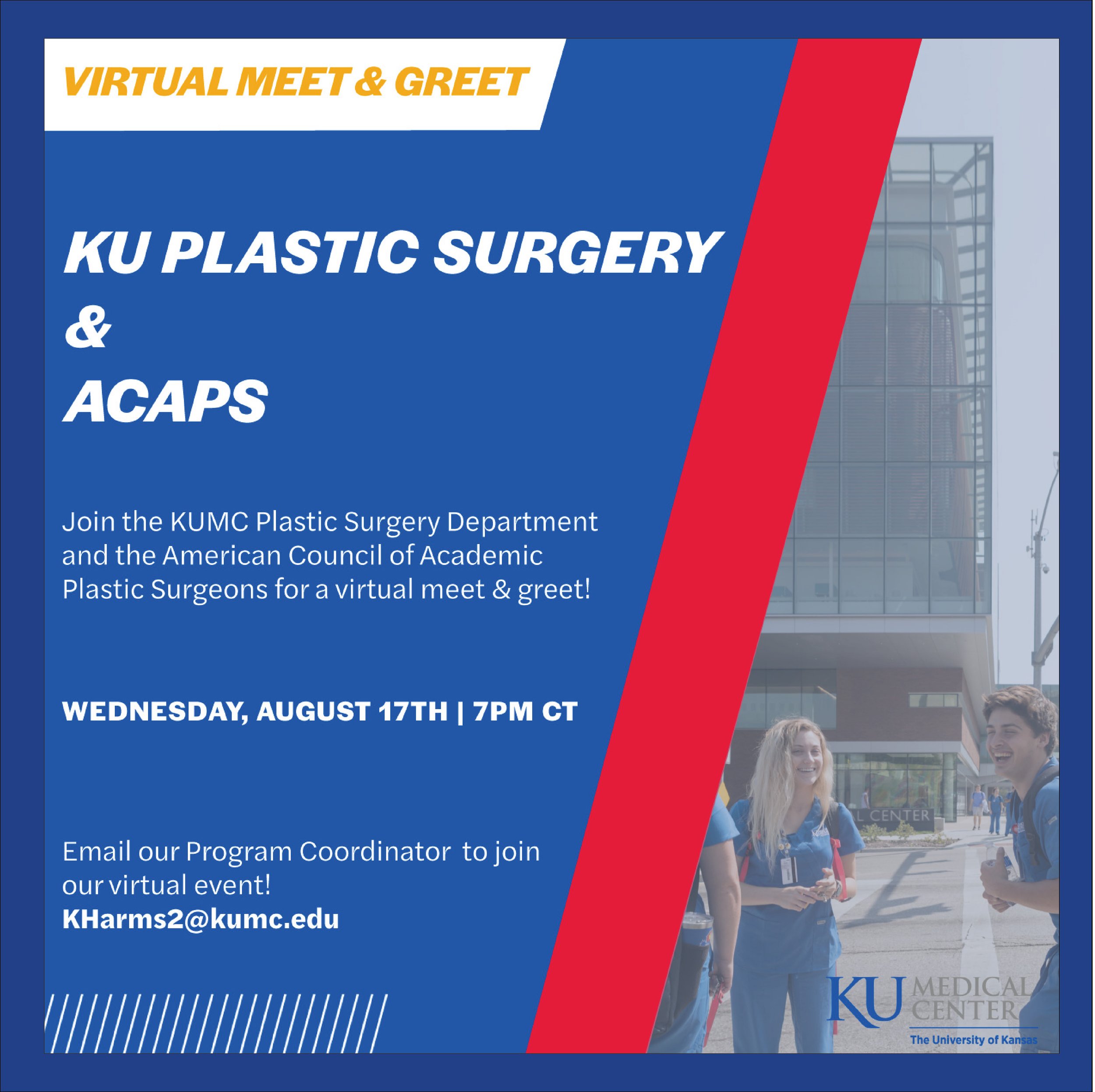 KU Med Plastic Surgery Social Media Graphic