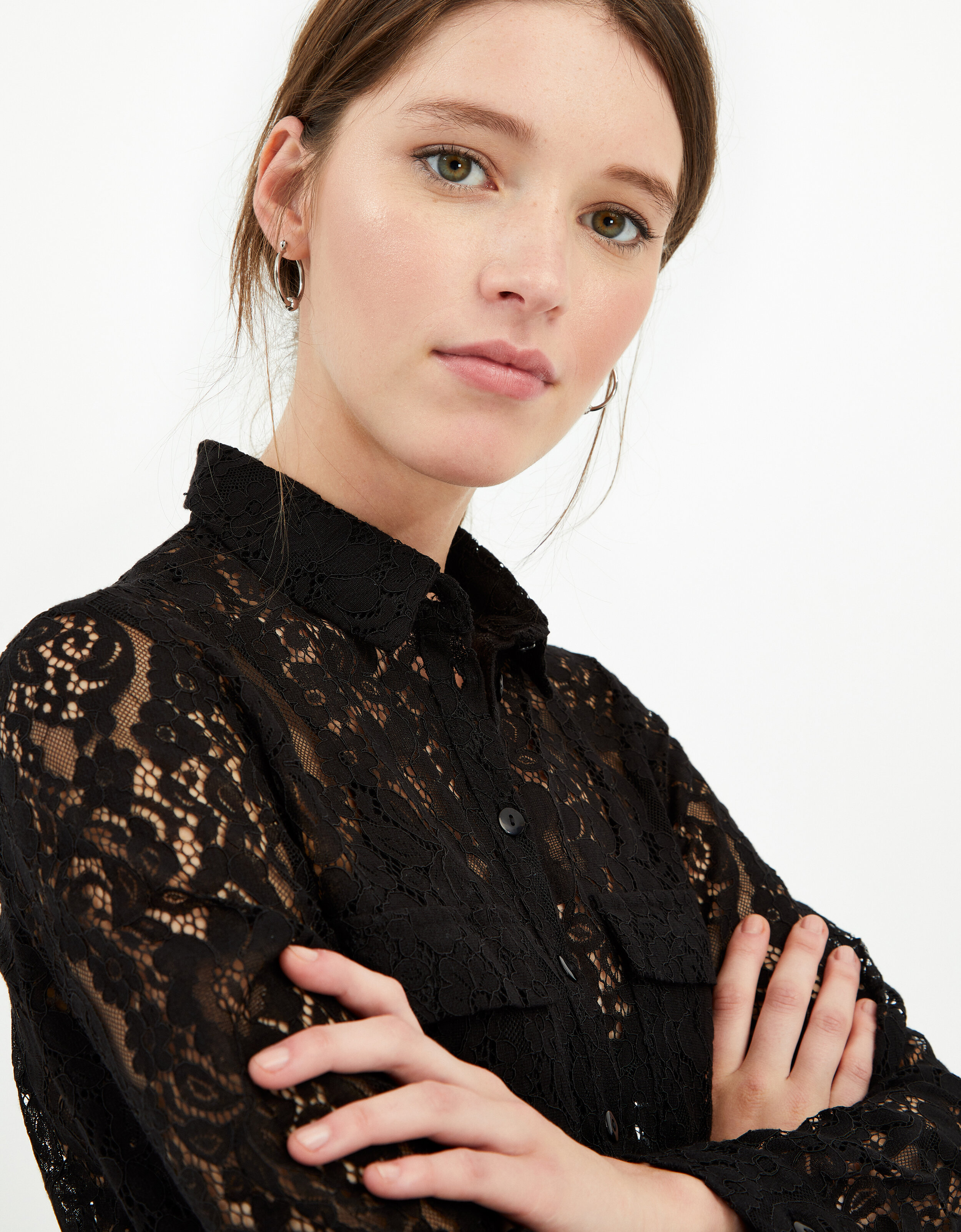  All over lace shirt 