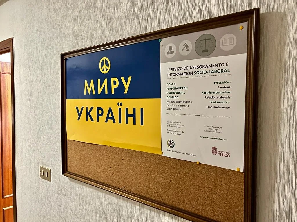 EL COLEGIO DE GRADUADOS SOCIALES DE LUGO PRESTARÁ APOYO JURÍDICO Y ASESORAMIENTO SOCIO-LABORAL GRATUITO A LAS PERSONAS DESPLAZADAS POR LA INVASIÓN A UCRANIA