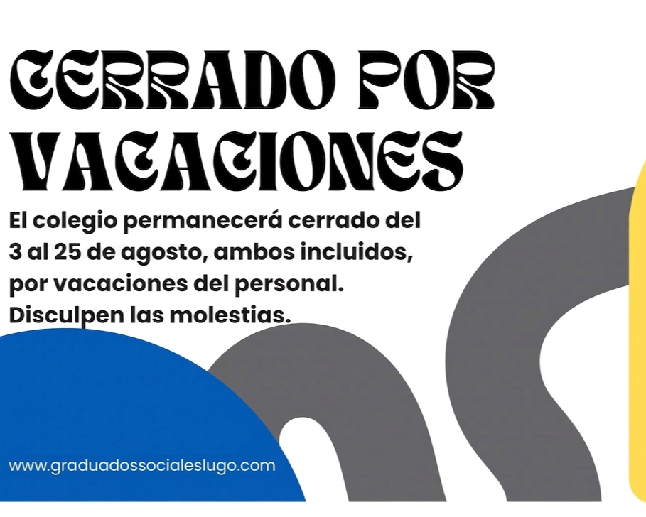 CIERRE VACACIONAL AGOSTO