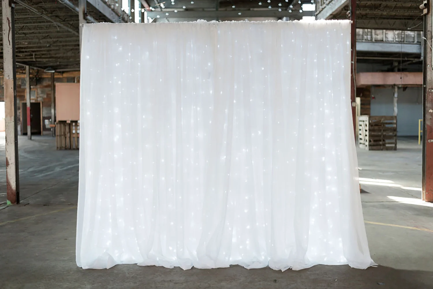 White Light Wall Backdrop