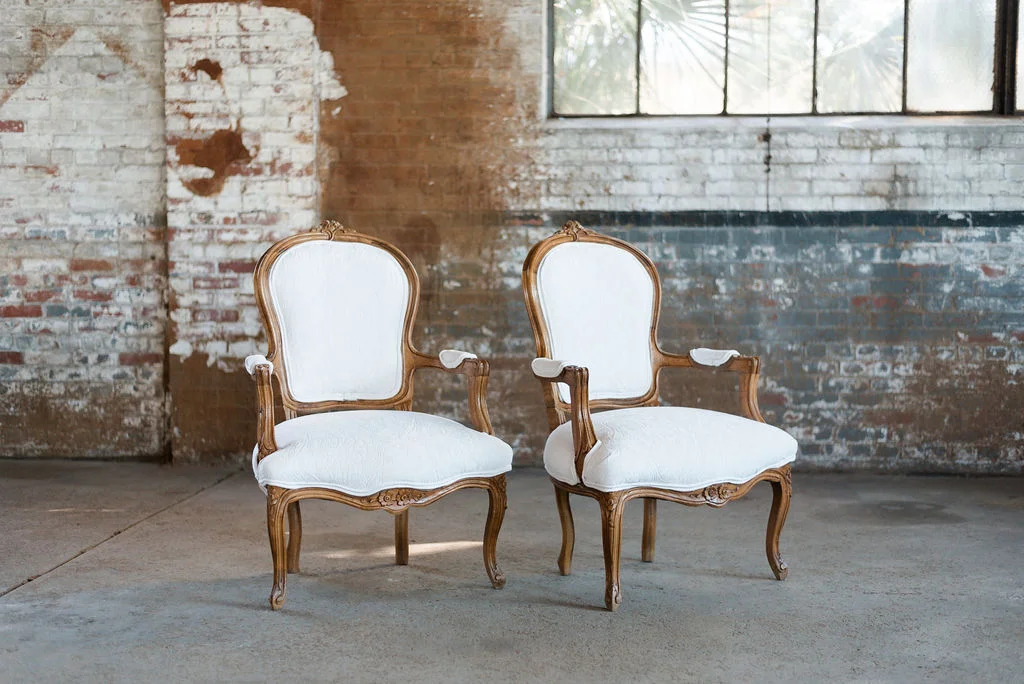 The Arthur Armchairs in White