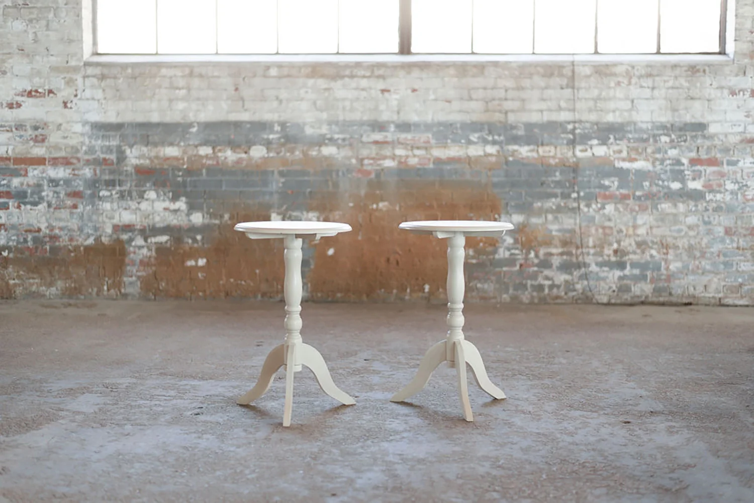 Avondale Side Tables in ivory