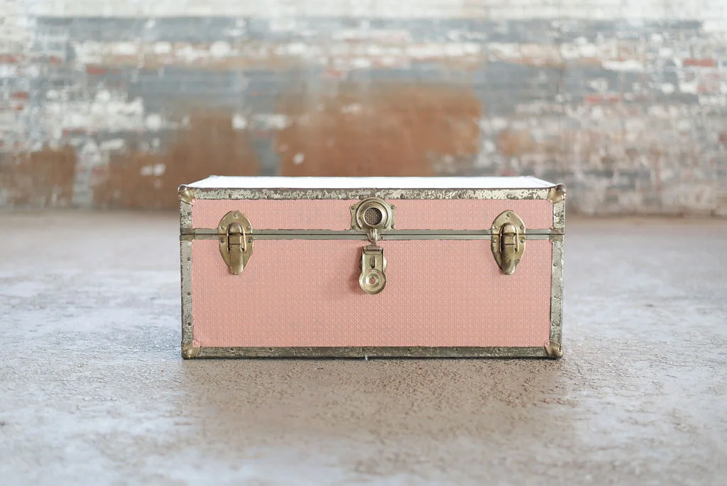 Light Pink Small Footlocker - Trunk