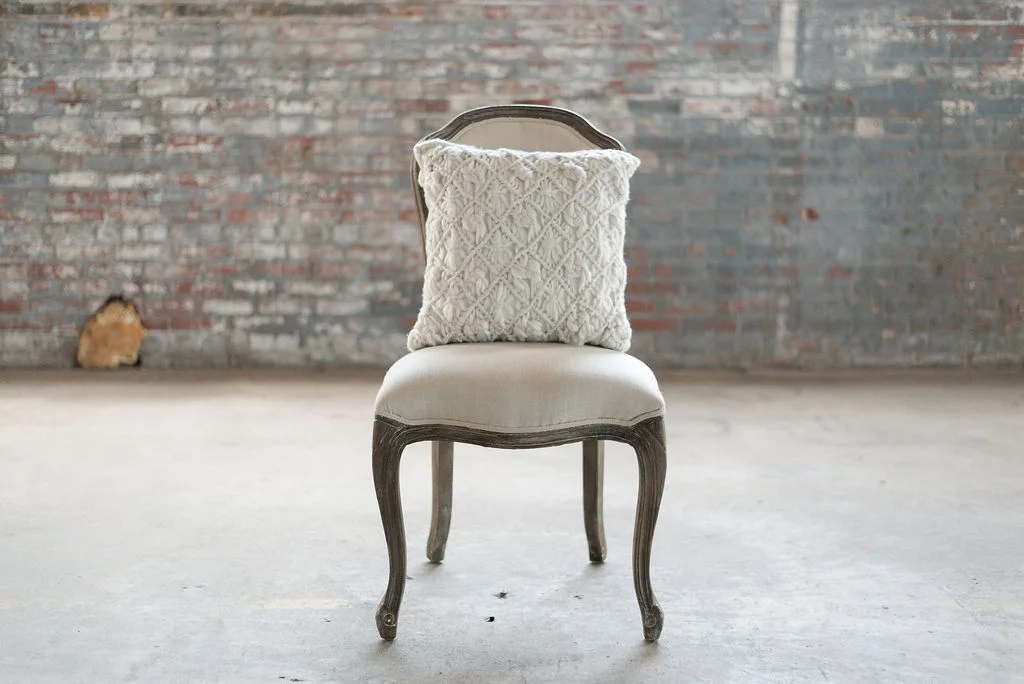 Ivory Macrame - Square
