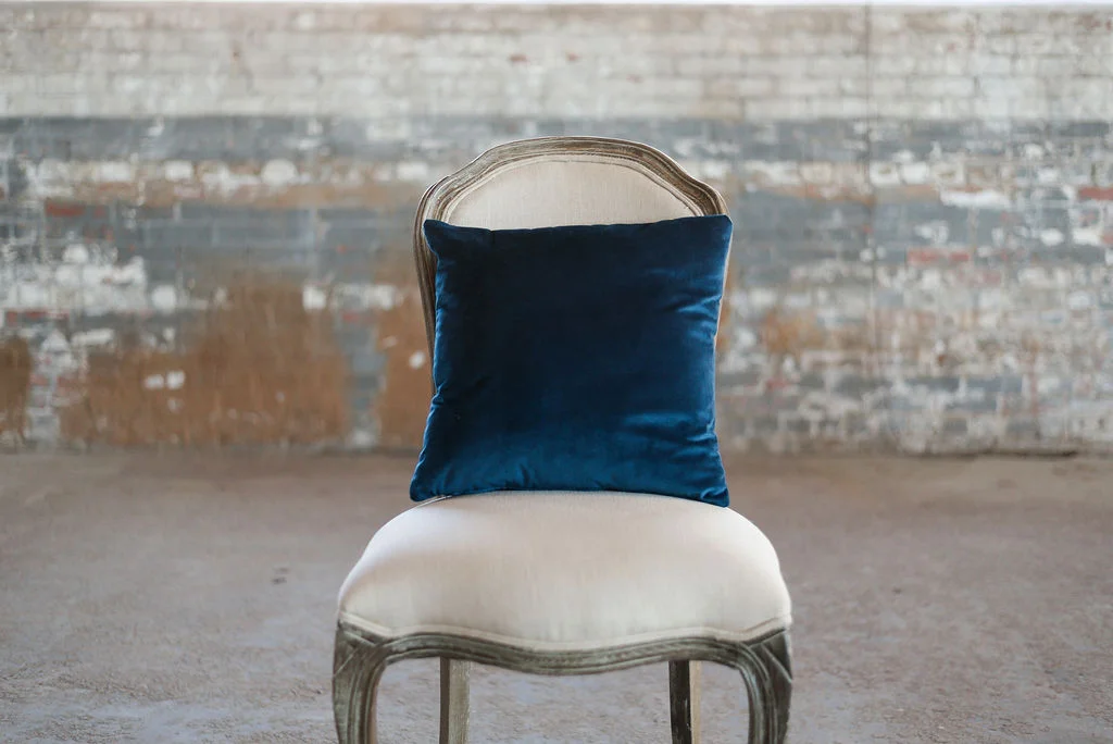 Royal Blue Velvet - Square