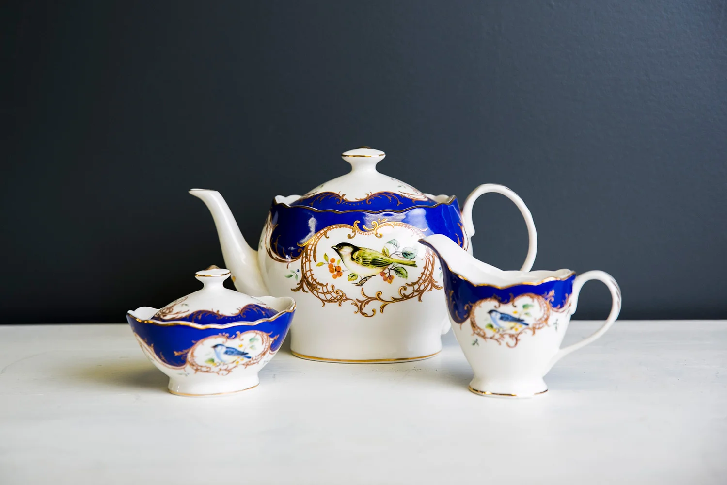 Blue Bird Tea Set
