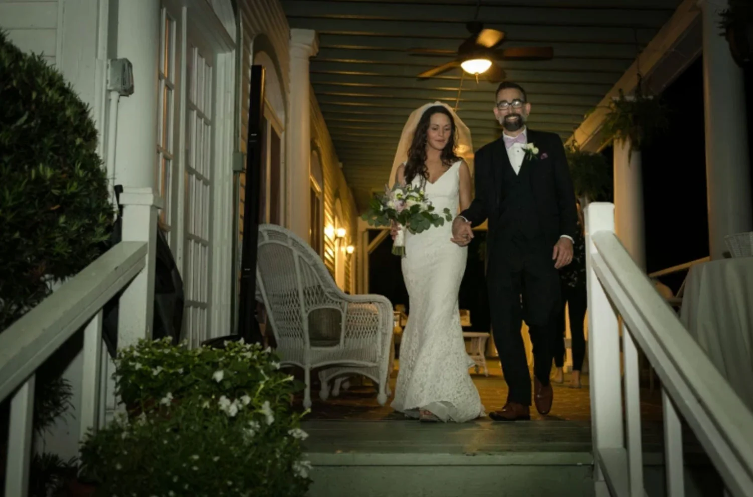 Becky + Wilson 's Winterbourne Inn Wedding