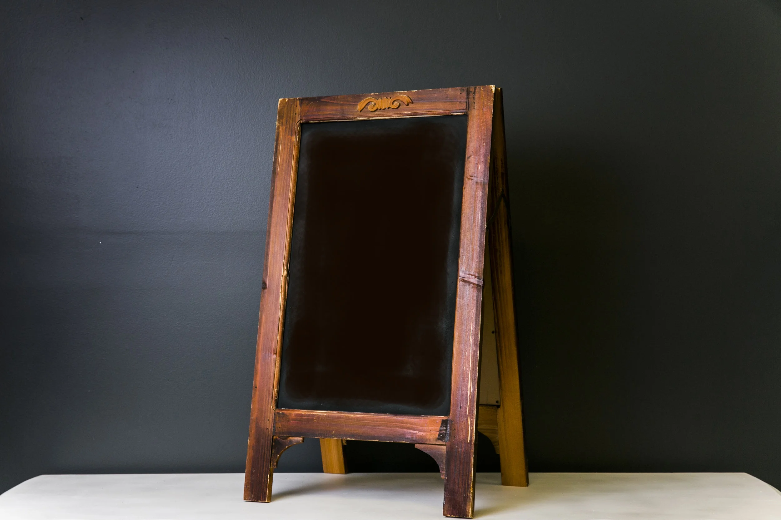 Bennet A-Frame Chalkboard (Brown) 25 x 17 (Quantity 2)