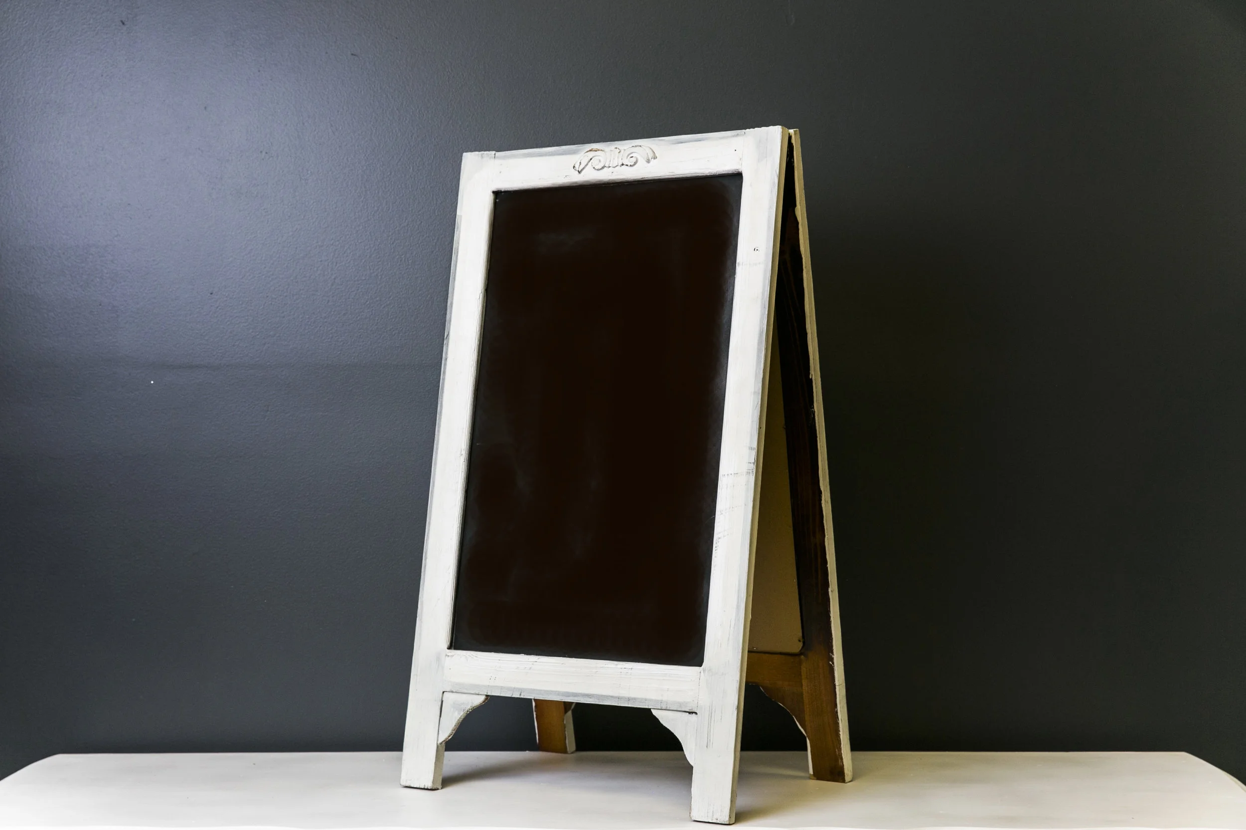 Bennet A-Frame Chalkboard (White) 25 x 17