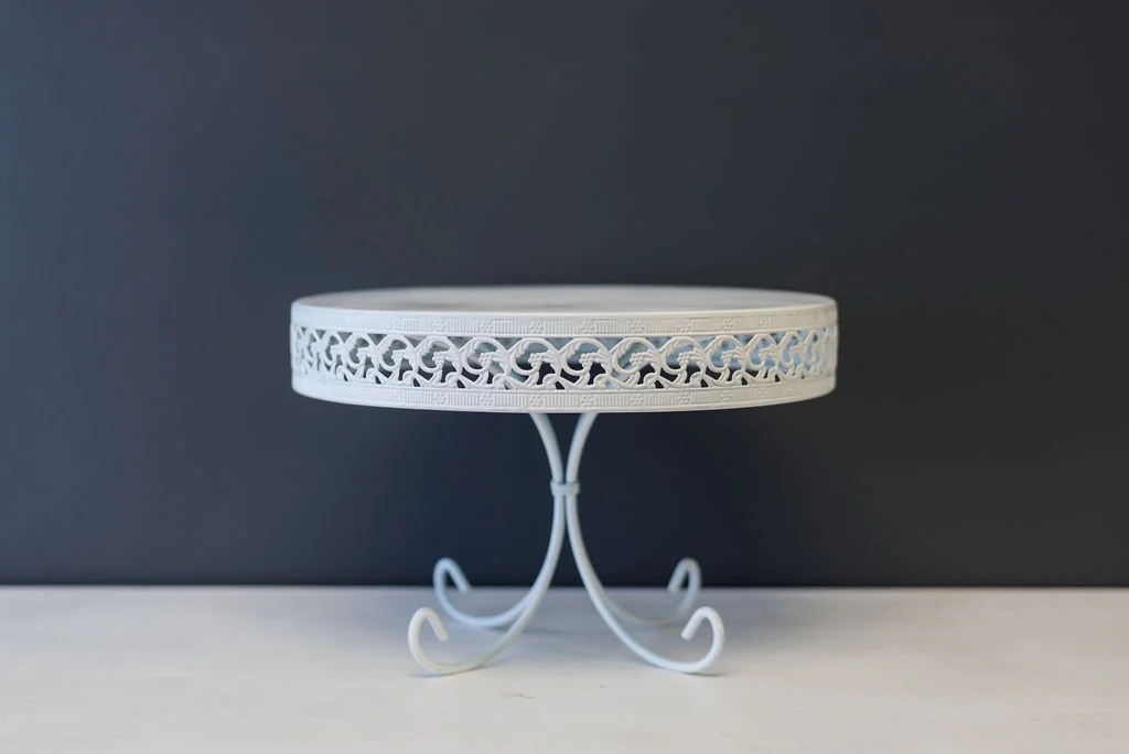 Assorted Anna Cake Plates (White)