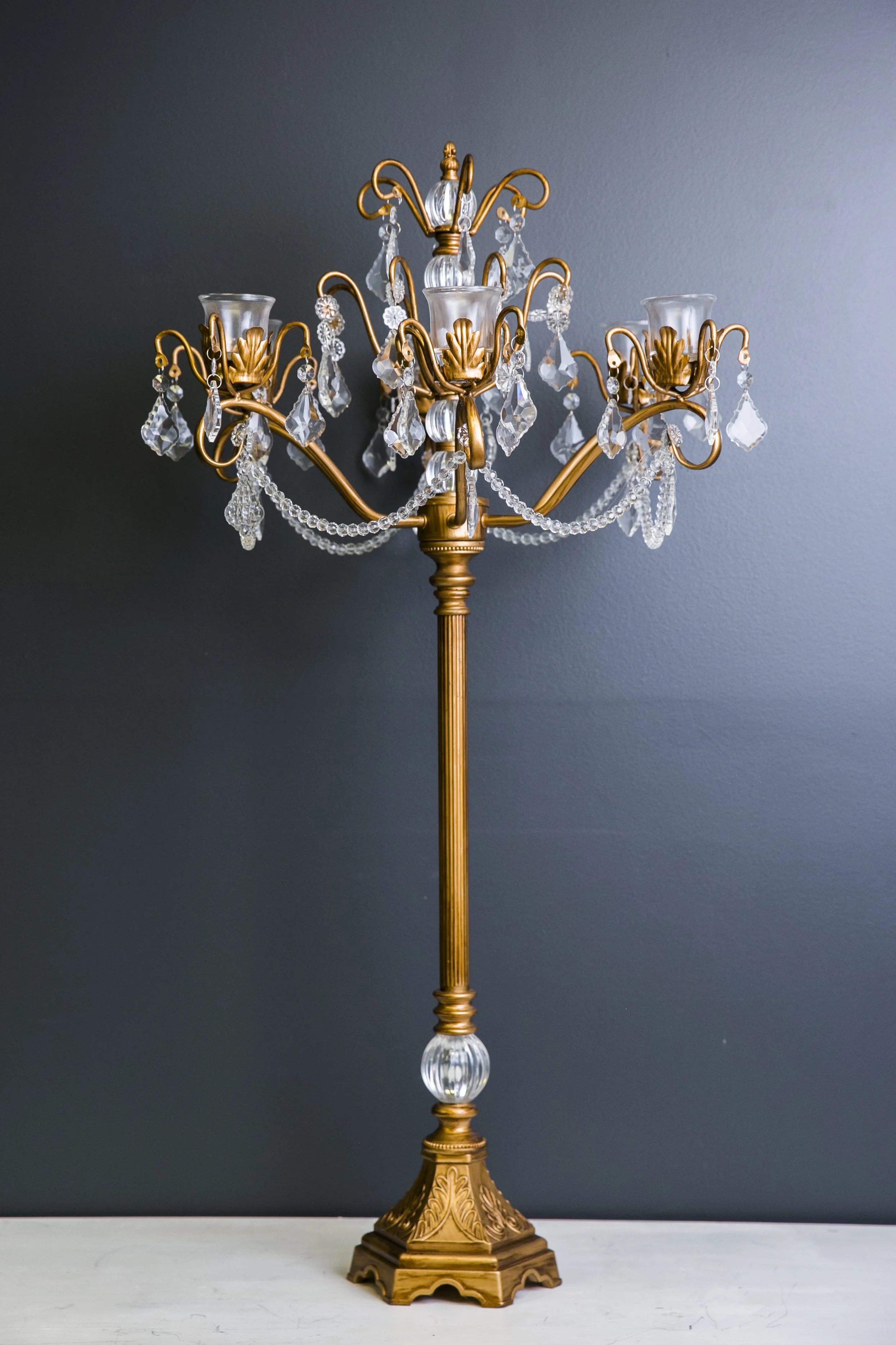 Casablanca Candelabra - Gold