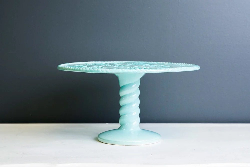 Alvin Cake Stand Plate - Mint Green