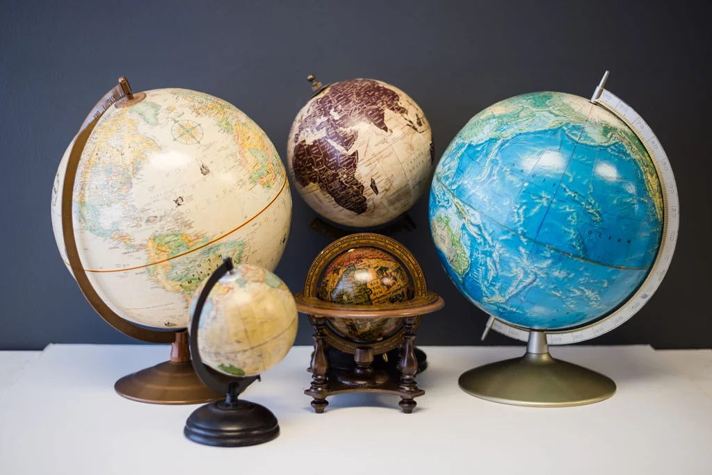 Assorted Vintage Globes