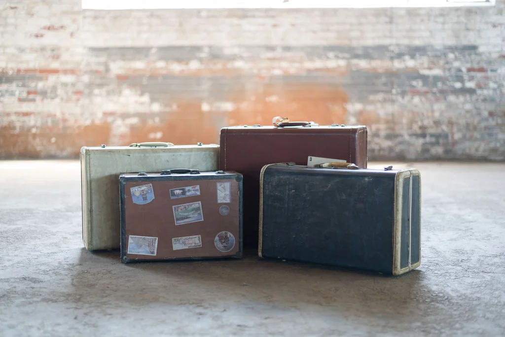 Assorted Vintage Suitcases