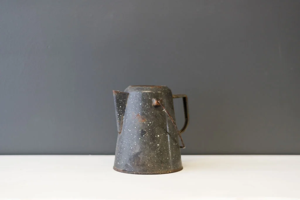 Vintage Tin Coffee Pot