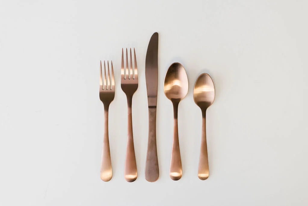 Rose Gold Flatware
